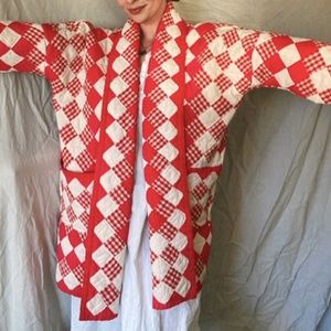 Antique Quilt Coat - Hand-Stitched Coat From 1930s Quilt